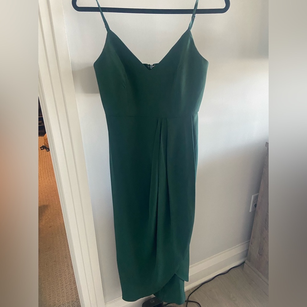 Forest green dress